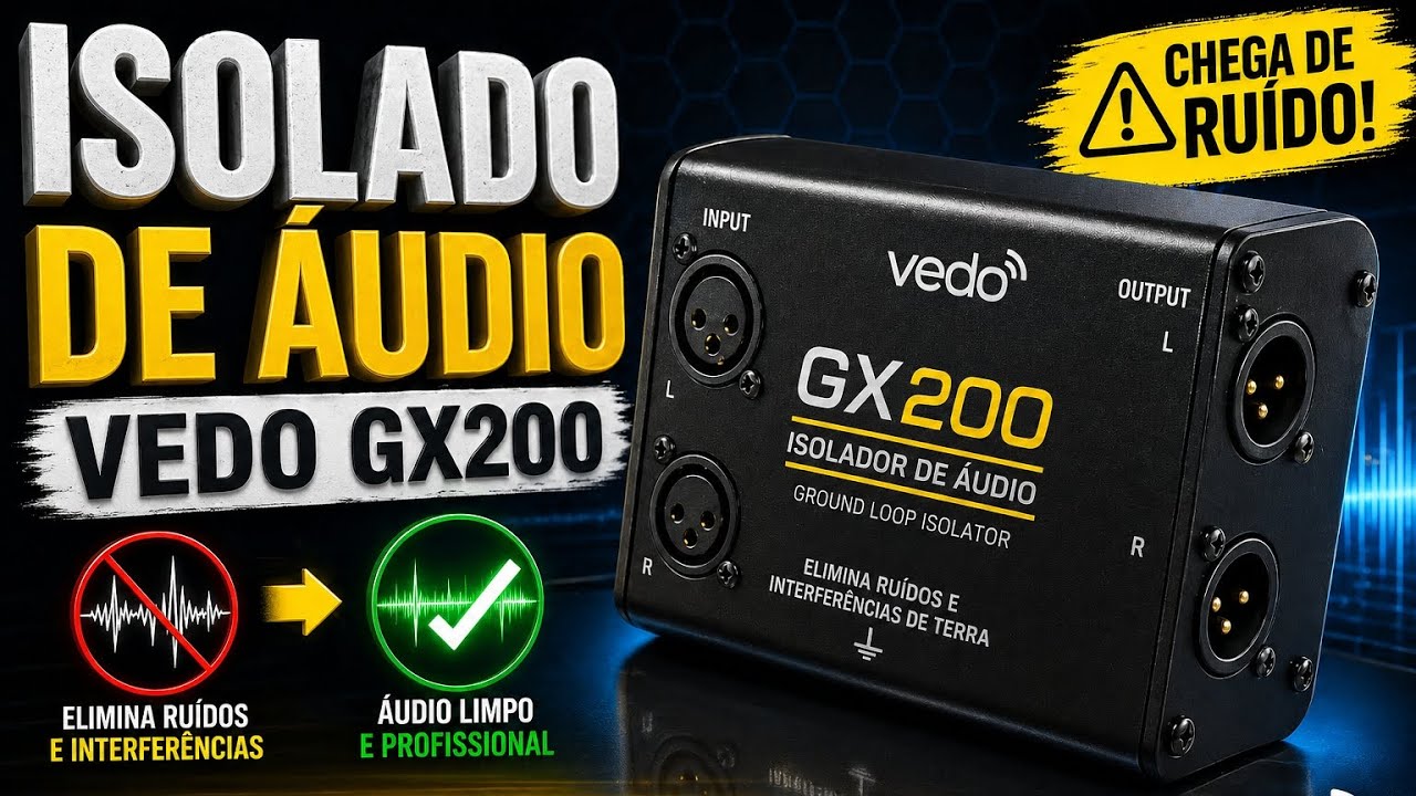 Isolador de ruídos Vedo GX200 - YouTube