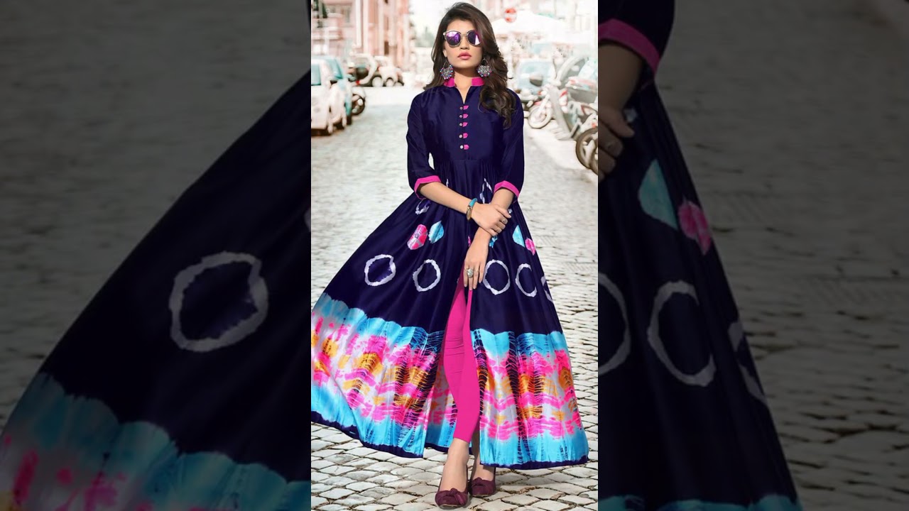 latest tie and dye dresses collection♥♥