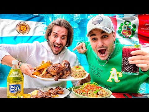 Argentino REACCIONA a la COMIDA PERUANA!! ¿Qué es esto?