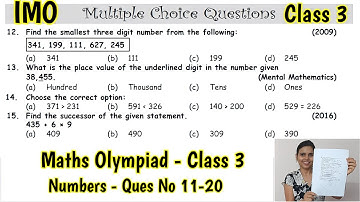 Olympiad Exam for Class 3 Maths 2023 | Maths Olympiad Mock Test for Class 3 | IMO Class 3