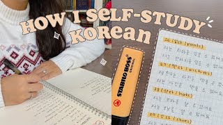 ?? how I self-study Korean | ✨free resources ✨