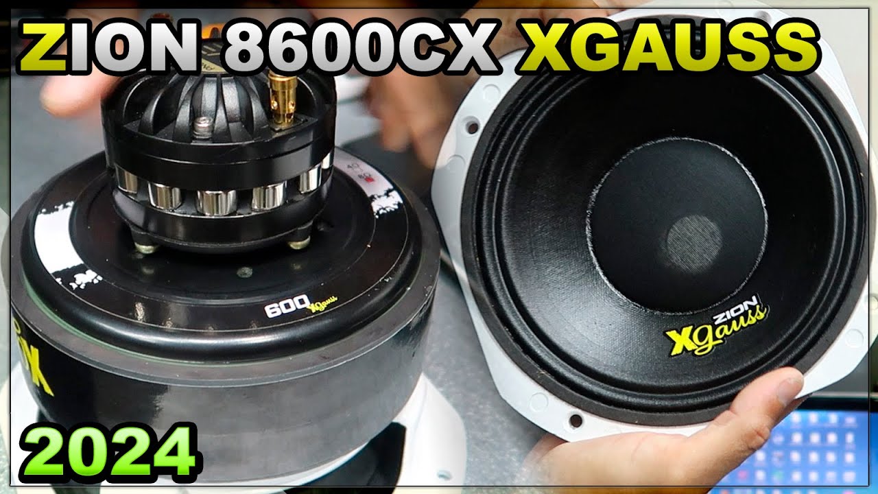 Zion Xgauss 8600CX 8-Inch 600 RMS 1200 Musical Mid-Range Speaker