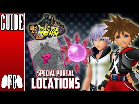 SPECIAL PORTAL LOCATIONS (TRAVERSE TOWN) | Kingdom Hearts 3D: Dream Drop Distance (2.8)