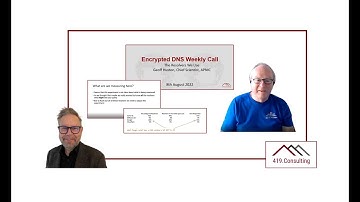 Encrypted DNS Policy and Technical Considerations, 8th August 2022