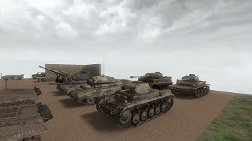 CoD2 Back2Fronts ground vehicle arsenal