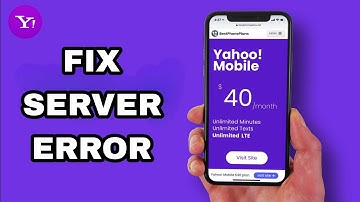 How To Fix And Solve Yahoo Mail Server Error | Final Solution