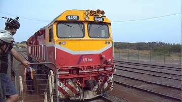 N Class Loco Coupling at Warrnambool
