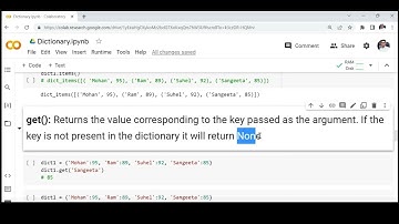 Lecture 17: Dictionaries (Hindi)|Python Data Structures