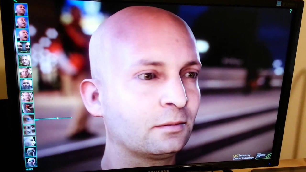 nVidia Face Works Demo (Rendered by GTX680) YouTube