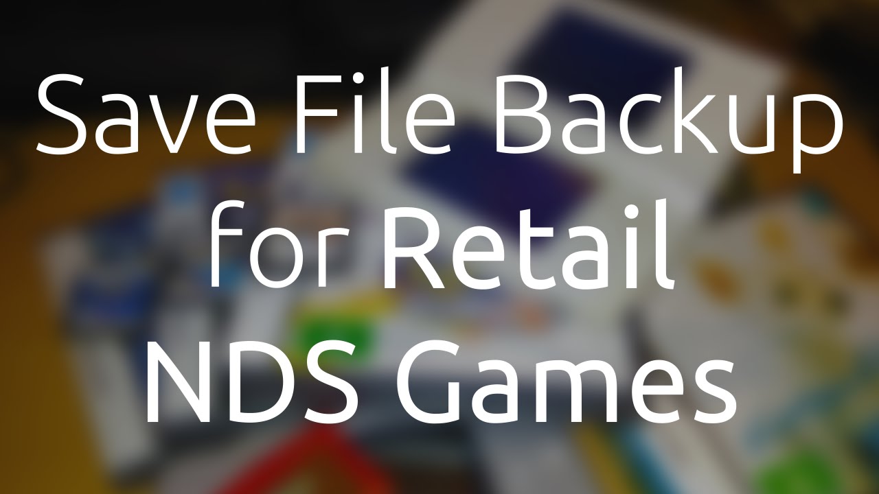 nds save file backup