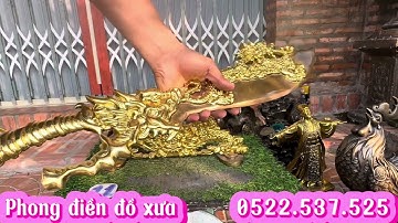 Bộ tam thế Phật _ Tượng rồng phun châu _ Clip 23/3 _  #đồcổ #đồđồng#phongđiềnđồxưa