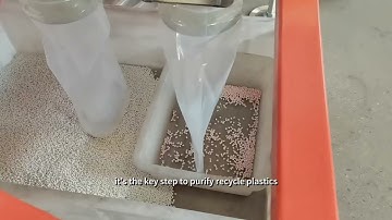 Plastic particle sorting equipment, sorting plastic particles/plastic crushed materials by color