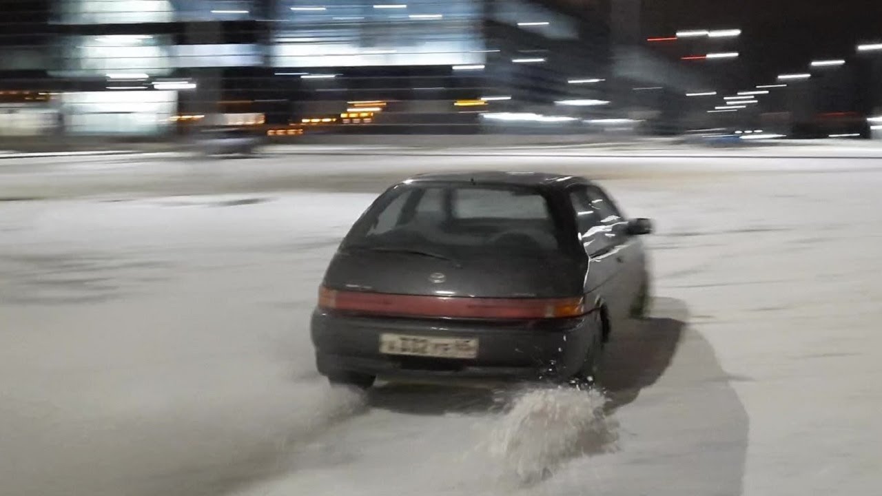 НОВЫЕ ДИСКИ, КРЫЛО, НОВЫЙ МОСТ ДЛЯ TOYOTA COROLLA II EL45 И ДРИФТ НА AWD