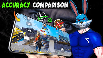 RIGHT FIRE BUTTON VS LEFT FIRE BUTTON 🎯  AUTO HEADSHOT ACCURACY COMPARISON🔥FREE FIRE