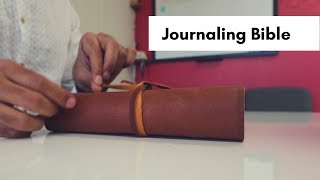 ESV Journaling Leather Bible Unboxing!