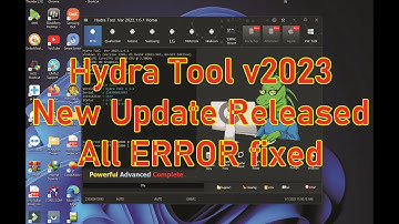 Hydra Tool v2023 1.0.6.1 [01/01/2023] New Update Released All ERROR fixed