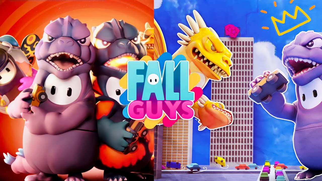 GODZILLA X FALL GUYS!! + WIN SKIN GODZILLA 1995 - Fall Guys