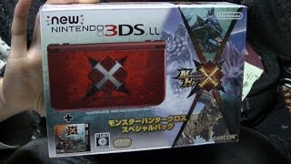 Nintendonew3DSLLモンスターハンタークロススペシャルパック開封してみた！！