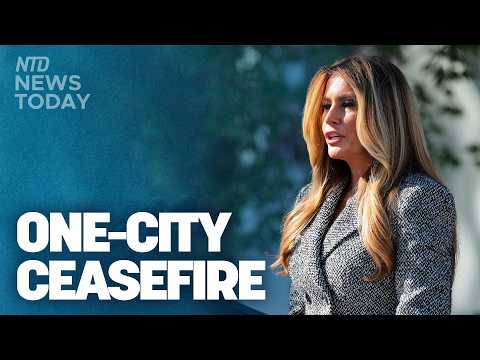 Trump Hails Melania-Brokered Ceasefire; 2 Ex-FBI Officials Charged | NTD News Today Oct. 23