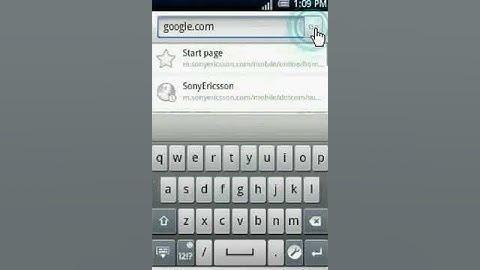 Sony Ericsson Xperia X8, Web browsing