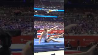 It always feels personal  #ncaa #gym #gymnast #gymnastics #fails #fail #sports #olympics #fitness