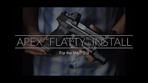 Apex Tactical "Flatty" trigger installation for the M&P 2.0