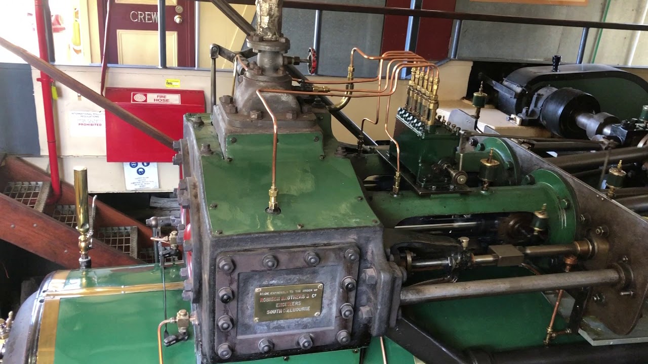Engine of the Paddle Steamer Emmylou, Echuca, Victoria Australia YouTube