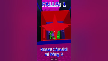 Falling to Floor 1 in the Least Amount of Falls! - Roblox JToH #shorts