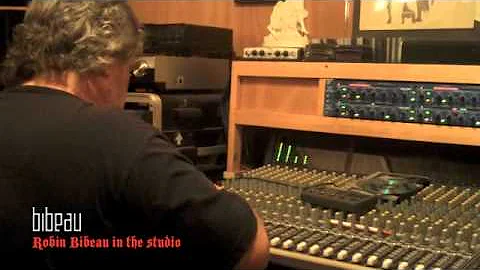 Bibeau "Robin in the Studio"