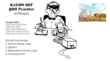 K1USN SST QSO Practice 40wpm