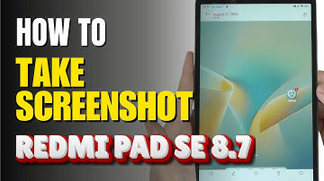 How to Take Screenshot Xiaomi Redmi Pad SE 8.7