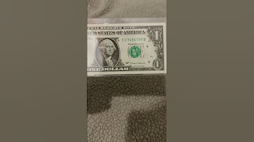 Ladder Serial Number One Dollar Bill 🔥