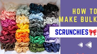 How To Make Bulk Scrunchies🎀✅ || Bulk Mai Scrunchies Kaise Banaye ✅