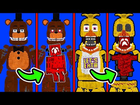 Видео: ЧТО ВНУТРИ АНИМАТРОНИКОВ в МАЙНКРАФТ ? фнаф майнкрафт fnaf minecraft