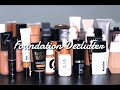 RATING &amp; SWATCHING ALL MY FOUNDATIONS