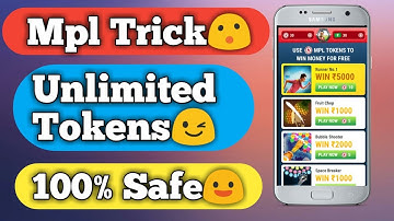 Mpl pro latest unlimited tokens and refer trick - Mpl pro legal working token refer tricks