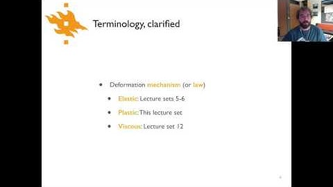 Geodynamics - Lecture 11.1: Rock deformation