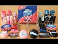 Mixing”Pink Oreo VS Oreo” Eyeshadow and Makeup,parts Into Slime!Satisfying Slime Video!★ASMR★