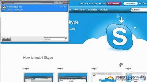 How to Video Chat with Skype!.FLV