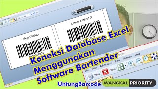Membuat Barcode Database Excel dengan Bartender