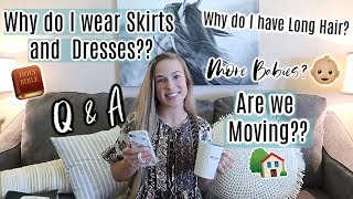 ANSWERING YOUR QUESTIONS! Q&A | WHY DO I WEAR SKIRTS?? | Hannah's Happy Home