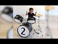 Watch this incredible 3yearold drummer rock out