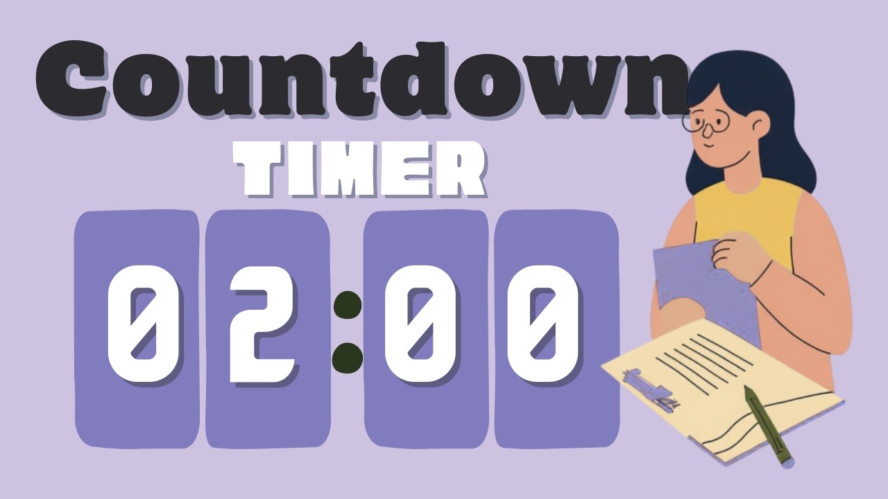 2 Hour Focus Timer ⏳ Study & Work Without Distractions - YouTube