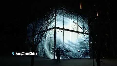 Transparent LED display from Yaham