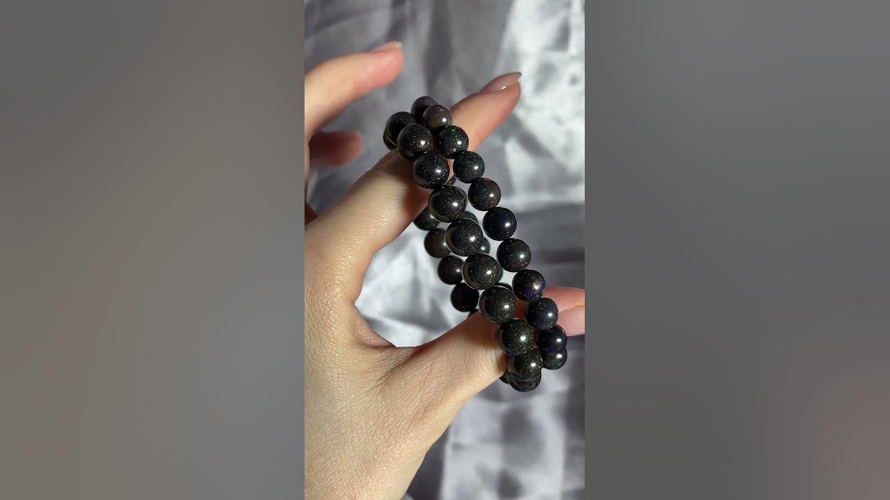 Черный и коричневый опал #ручная_работа #бусины #опал - YouTube