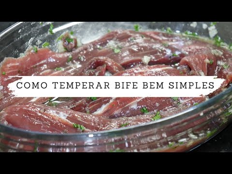 COMO TEMPERAR BIFE