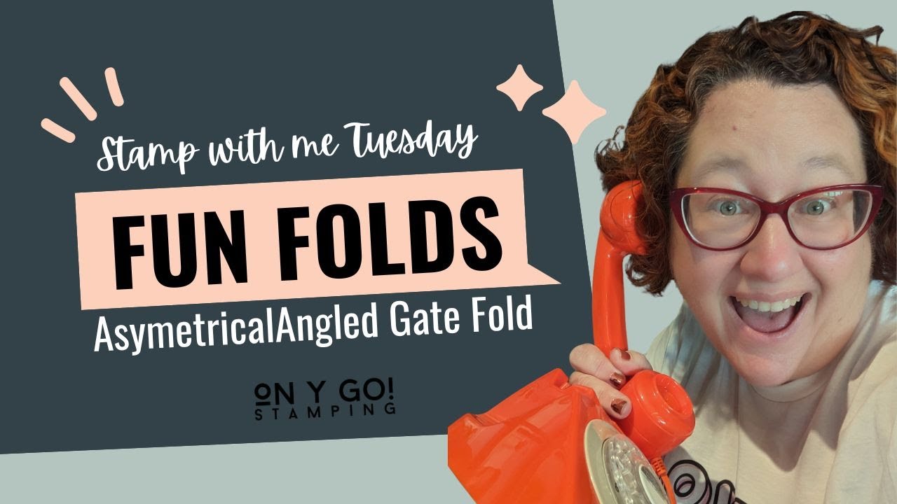 Fabulous Fun Folds: Asymmetrical Angled Gate Fold Card - YouTube