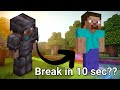 How to break Netherite armor in just 10 seconds!!(dumbest way)