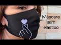 Máscara ninja, sem elástico, com molde em PDF. DIY mask pattern PDF