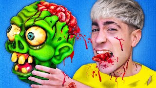 MAKING THE BIGGEST HORROR GUMMY IN THE WORLD!!